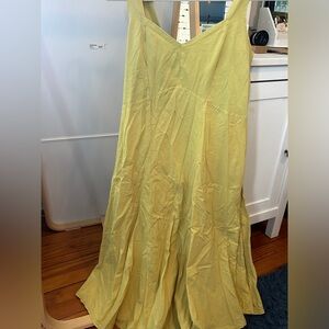Yellow A-Line Sun Dress